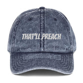 That'll Preach Christian Hat EternalChristianTees Navy